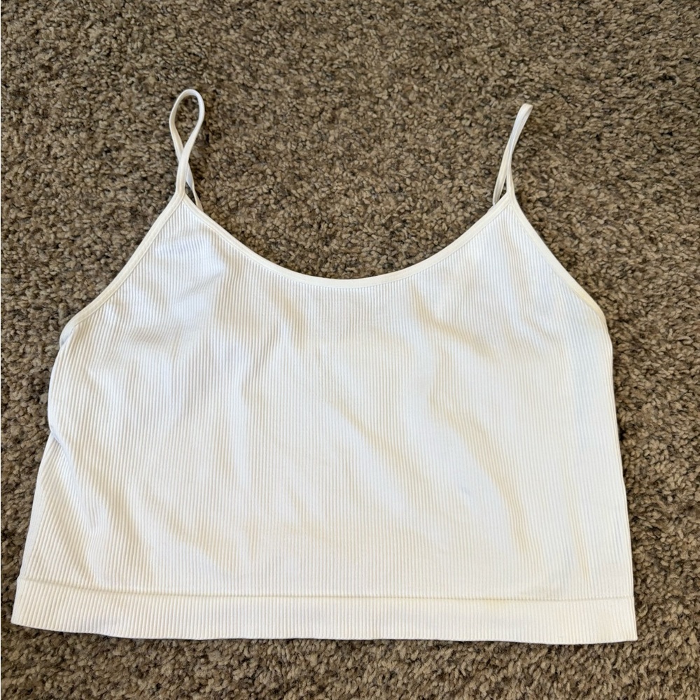 Wild Fable White Ribbed Camisole from Target